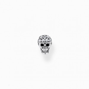 Thomas Sabo Single Ear Stud Skull Puzetove Nausnice Damske Strieborne | SK-43NQOFUIJ