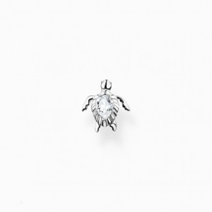 Thomas Sabo Single Ear Stud Turtle Silver Puzetove Nausnice Damske Strieborne | SK-31GXZERNI