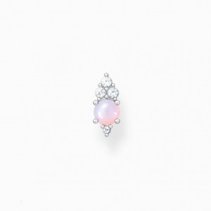 Thomas Sabo Single Ear Stud Vintage Shimmering Pink Opal-Coloured Stone Puzetove Nausnice Damske Strieborne | SK-25SYGUTAB