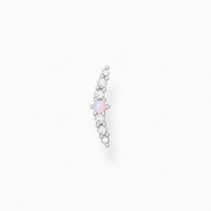 Thomas Sabo Single Ear Stud Vintage Shimmering Pink Opal-Coloured Stone Puzetove Nausnice Damske Strieborne | SK-20ZNMPIFS