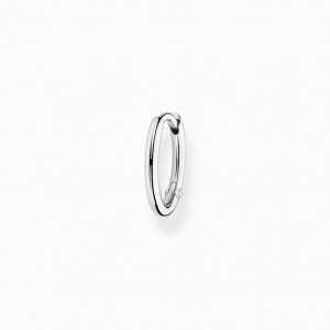 Thomas Sabo Single Hoop Earring Klasické Silver Visiace Nausnice Damske Strieborne | SK-83IJPCYQW