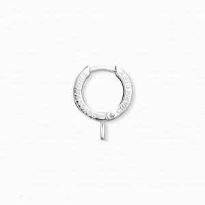 Thomas Sabo Single Hoop Earring Visiace Nausnice Damske Strieborne | SK-72WSGBKXI
