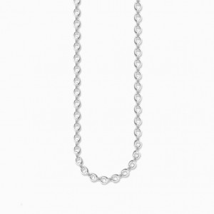 Thomas Sabo Siroke Topanky Anchor Chain Nahrdelnik Damske Strieborne | SK-83WOMQURI