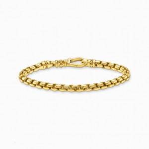Thomas Sabo Venezia Bracelet Gold Plated Naramok Panske Žlté Zlate Strieborne | SK-95KGROAQJ