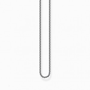 Thomas Sabo Venezia Chain Blackened Nahrdelnik Damske Strieborne | SK-73SARNTZI