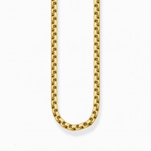 Thomas Sabo Venezia Chain Gold Plated Nahrdelnik Damske Žlté Zlate Strieborne | SK-38MWZLFQV