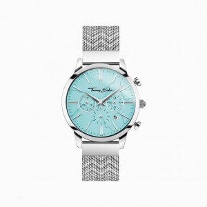Thomas Sabo Watch Chronograf Arizona Spirit Turquoise Hodinky Panske Siva | SK-97GKCYOHZ