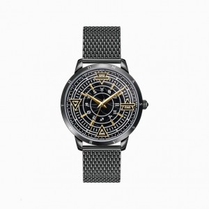Thomas Sabo Watch Elements Of Nature Black Hodinky Damske Siva | SK-72ZRJNYDG