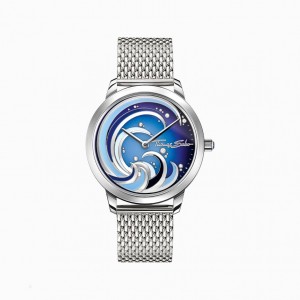 Thomas Sabo Watch Ocean Vibes With White Stones Two-Tone Hodinky Damske Siva | SK-57WVFOMDT