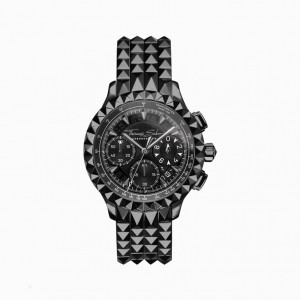 Thomas Sabo Watch Rebel At Heart Chronograf Black Hodinky Damske Siva | SK-06XCHPLFE